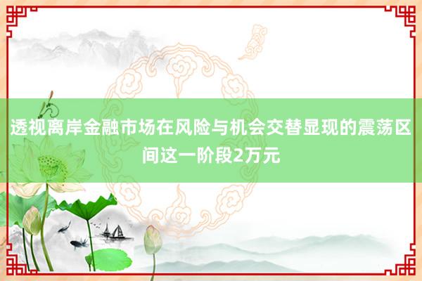 透视离岸金融市场在风险与机会交替显现的震荡区间这一阶段2万元